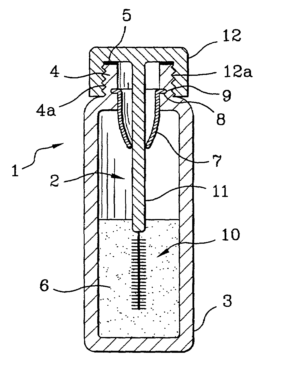 Long-lasting cosmetic composition for application to human hair, such as eyelashes and eyebrows