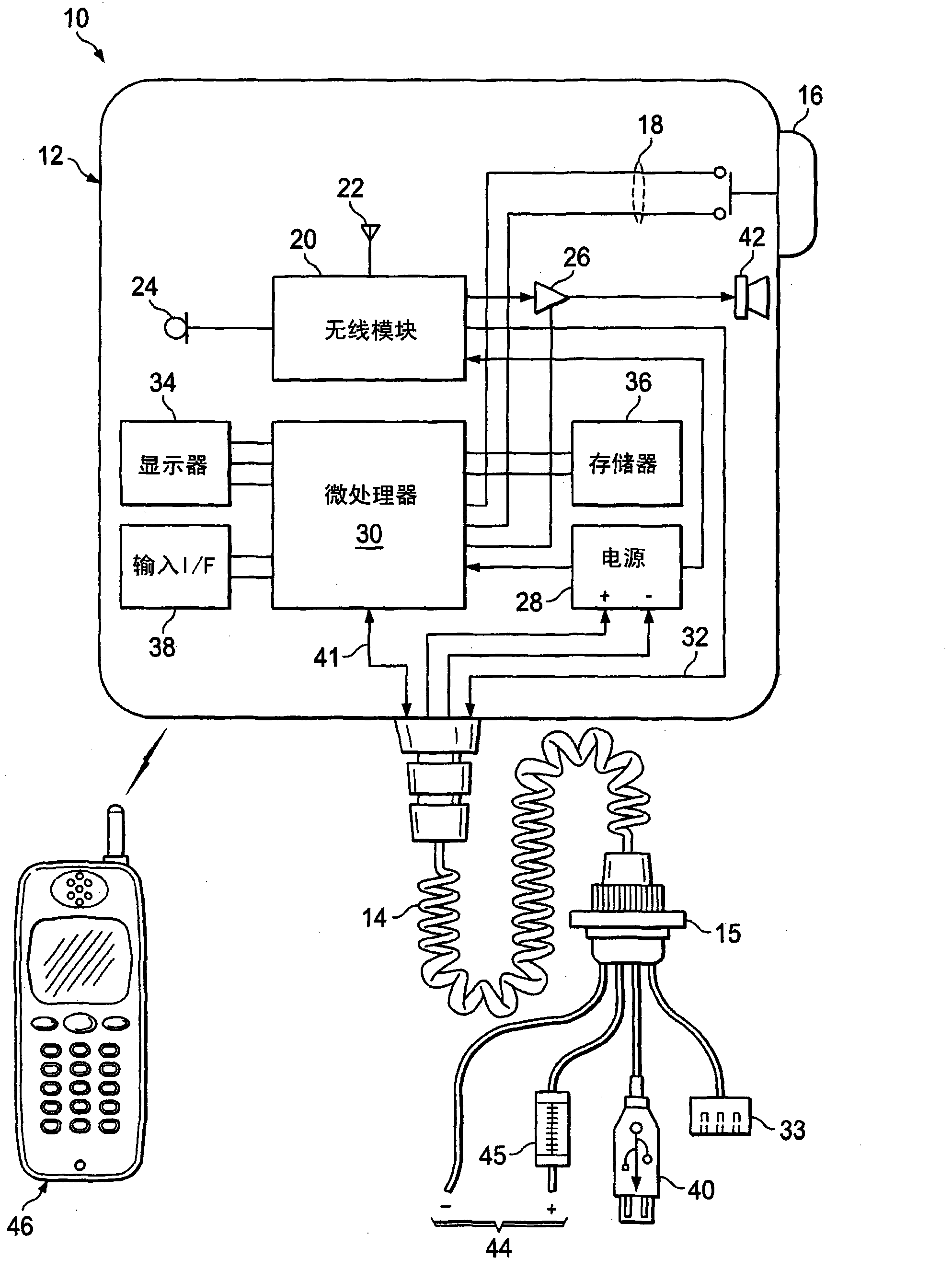 Marine communication device with wireless cellular telephone connectivity