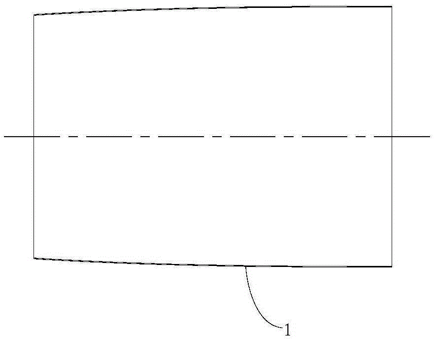 Processing method of titanium alloy double curvature rotary cylinder