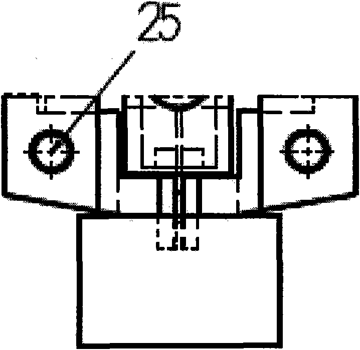 On-site measuring apparatus for local mechanical properties of materials