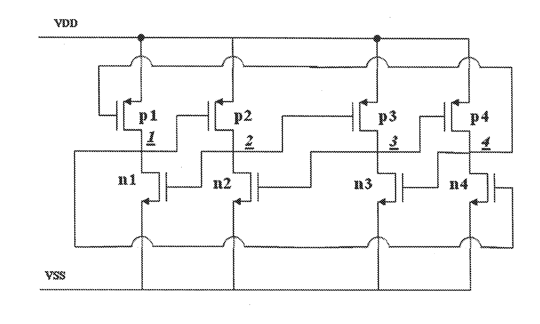 Soft Error Hard Electronic Circuit and Layout