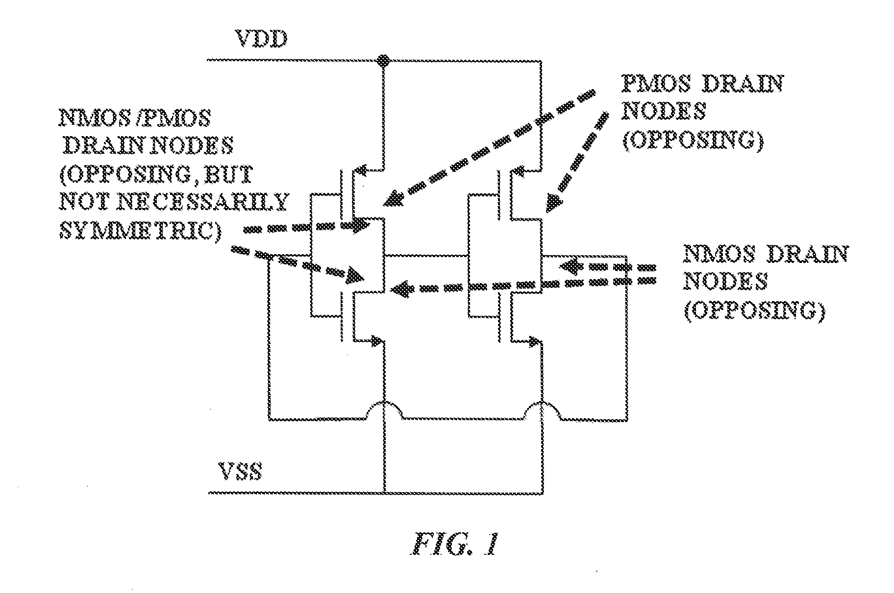 Soft Error Hard Electronic Circuit and Layout