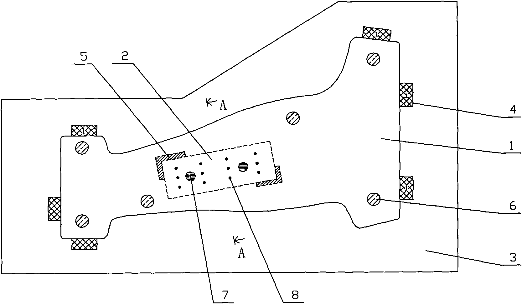 Double-sheet spot welding hot stamping method and welding structure thereof