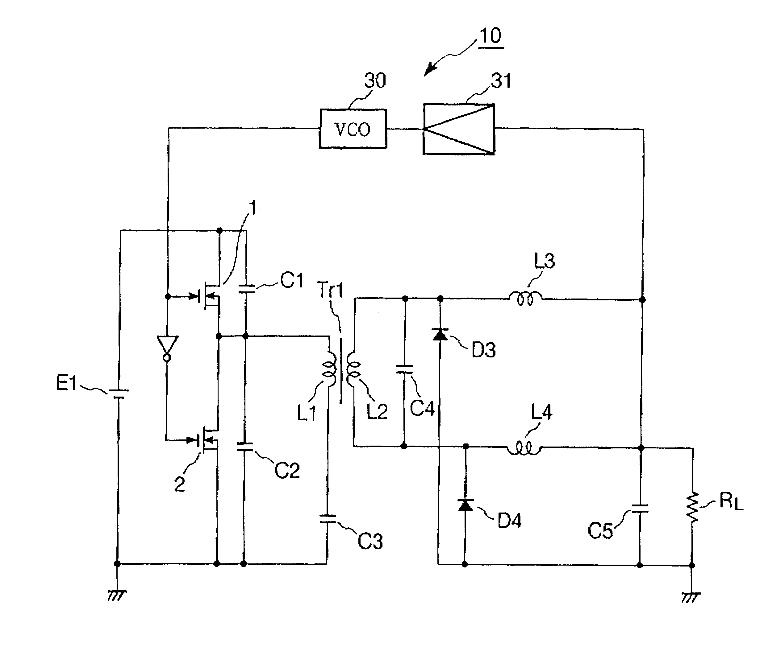 Resonant power converter