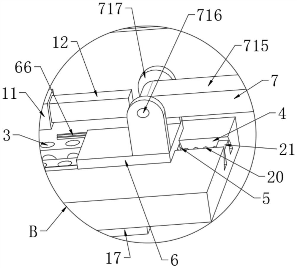 Melt-blown cloth processing device