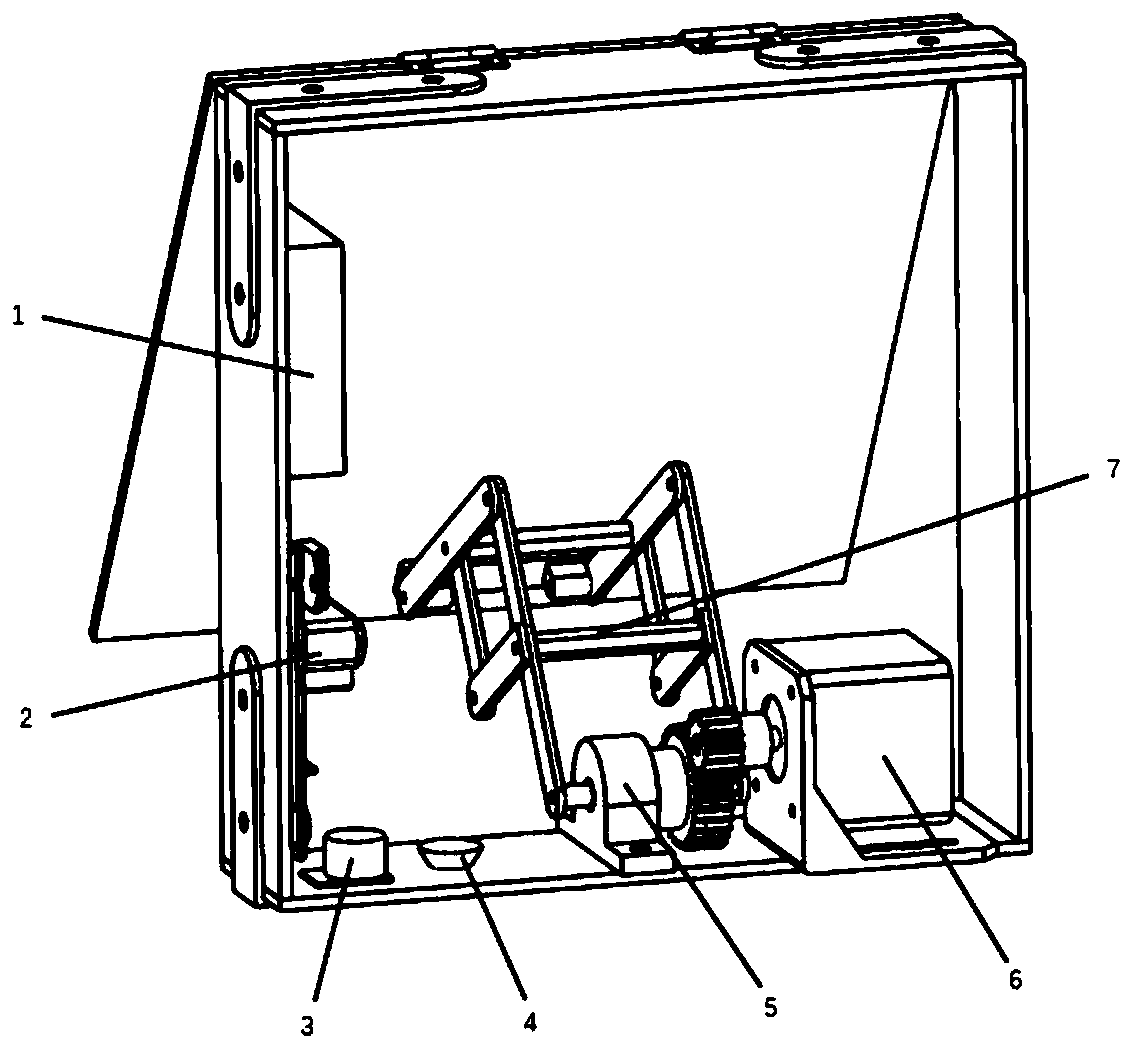 Swinging-out casement window automatic opening device preventing gas poisoning