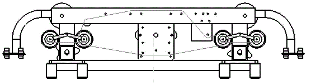 Movement mechanism of robot cleaner for photovoltaic module