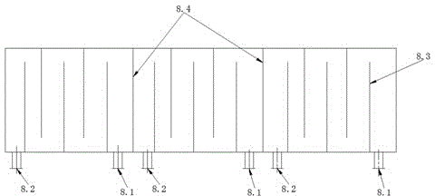 Horizontal type screw rod structure cracking furnace for waste tire resource recycling