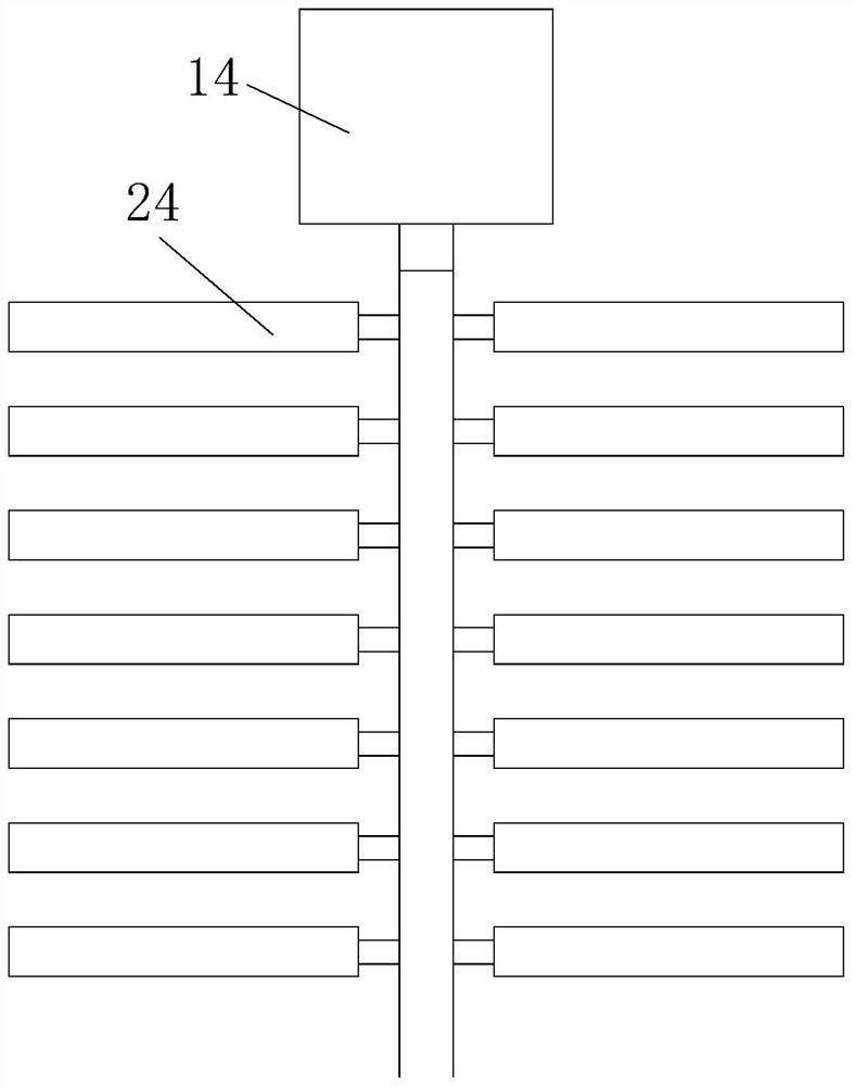 Three-phase separator convenient for discharging liquid