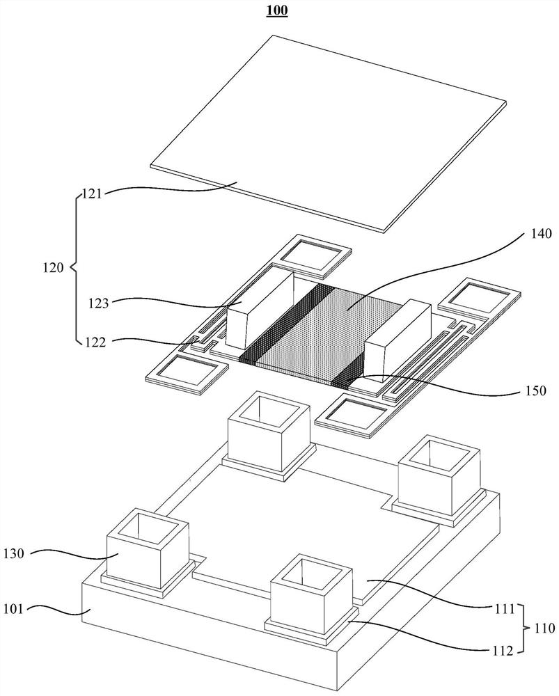 Infrared detector mirror image pixel and infrared detector based on CMOS process