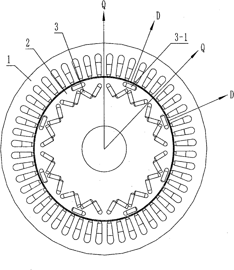 Permanent magnet traction device with wider speed increasing range