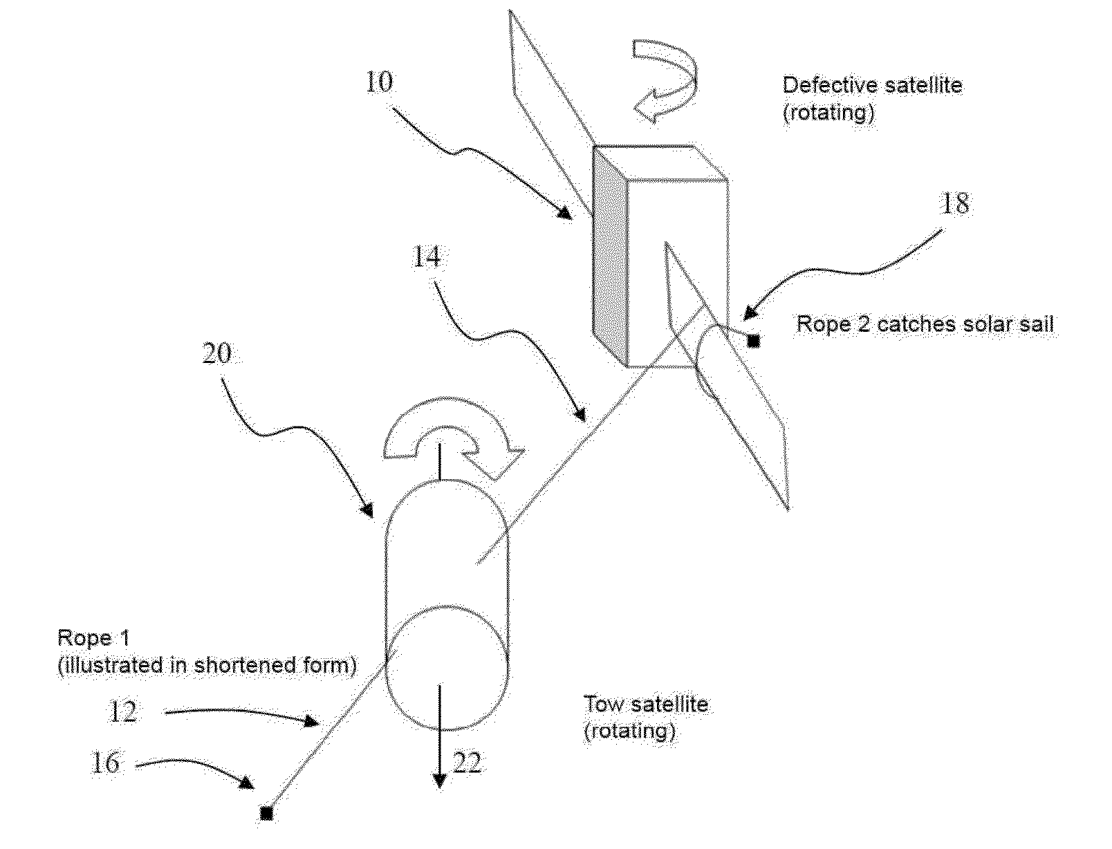 Device for Trapping Space Debris