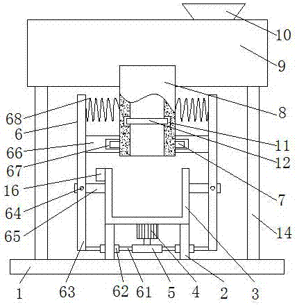 Fodder falling intelligent system with dust wafting prevention function