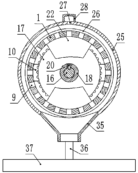 Engineering garbage recovery device