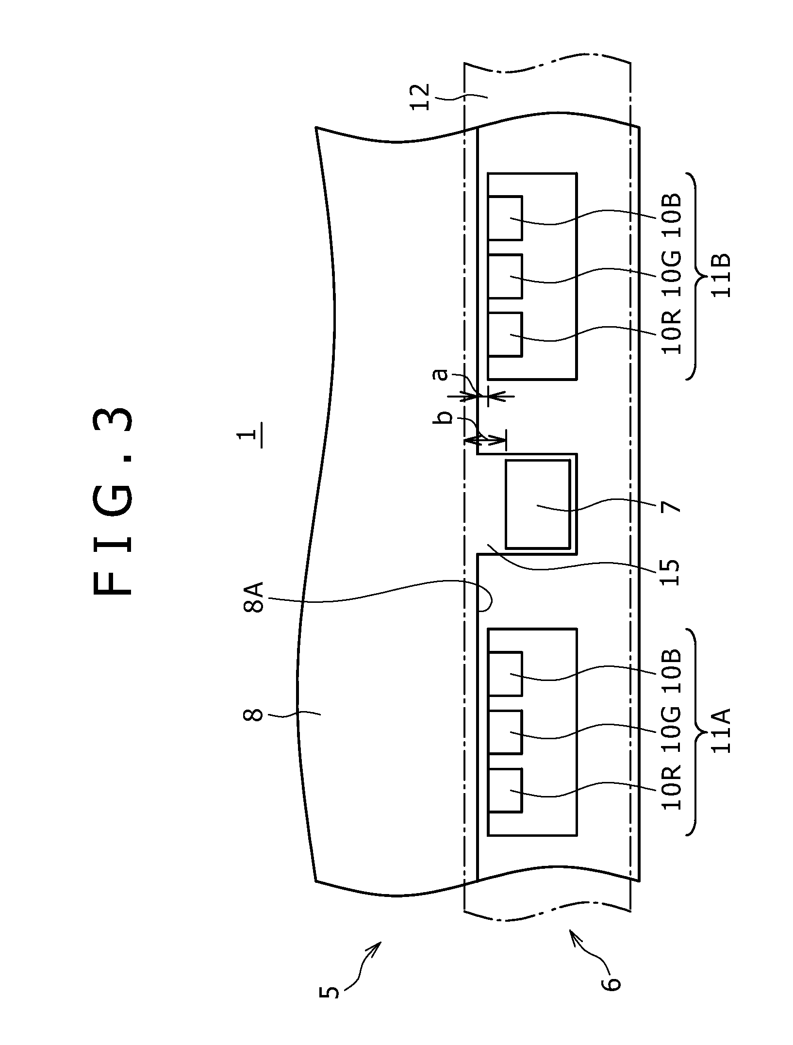 Display illumination device with light sensor