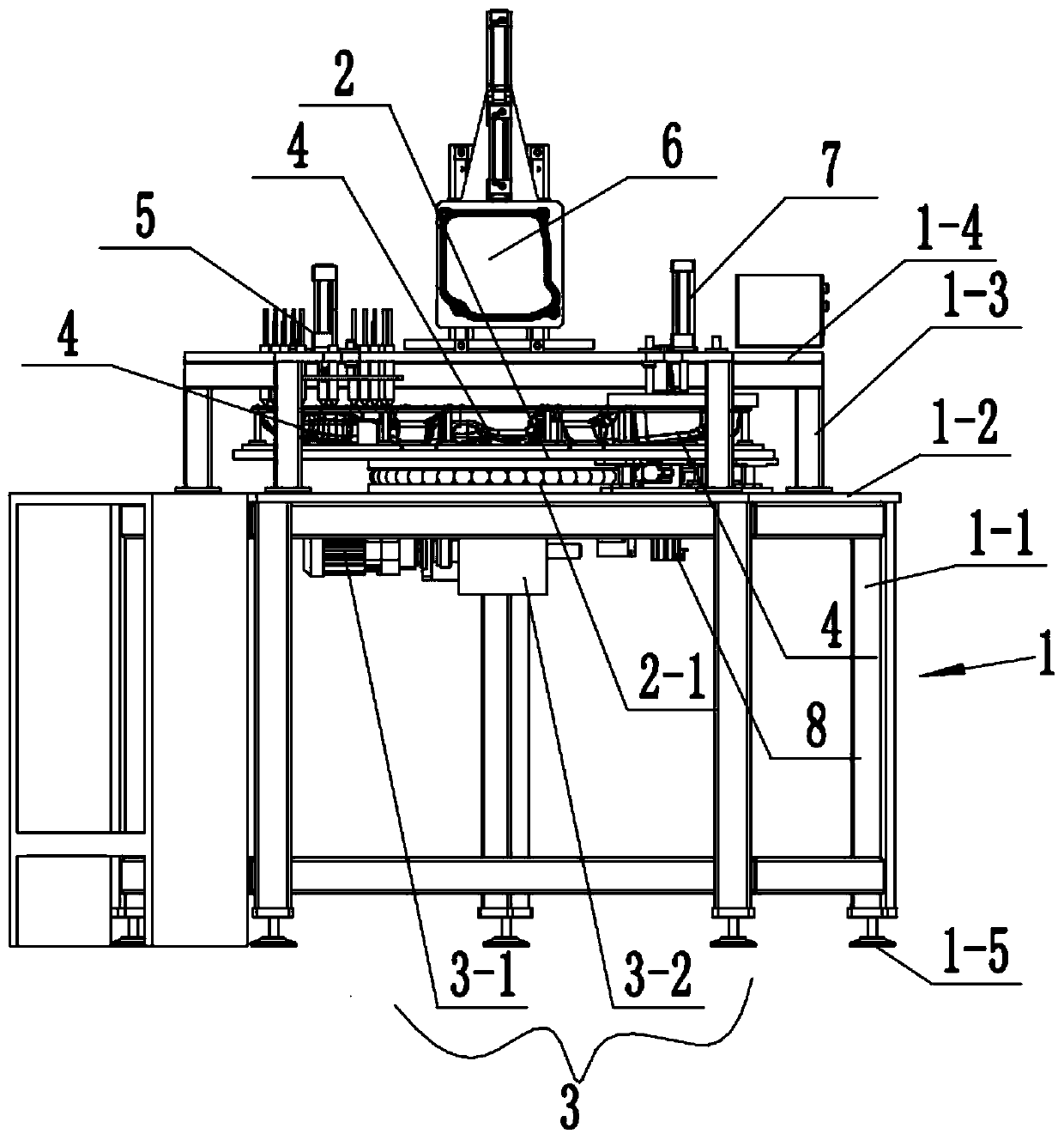 Gearbox assembling production facility