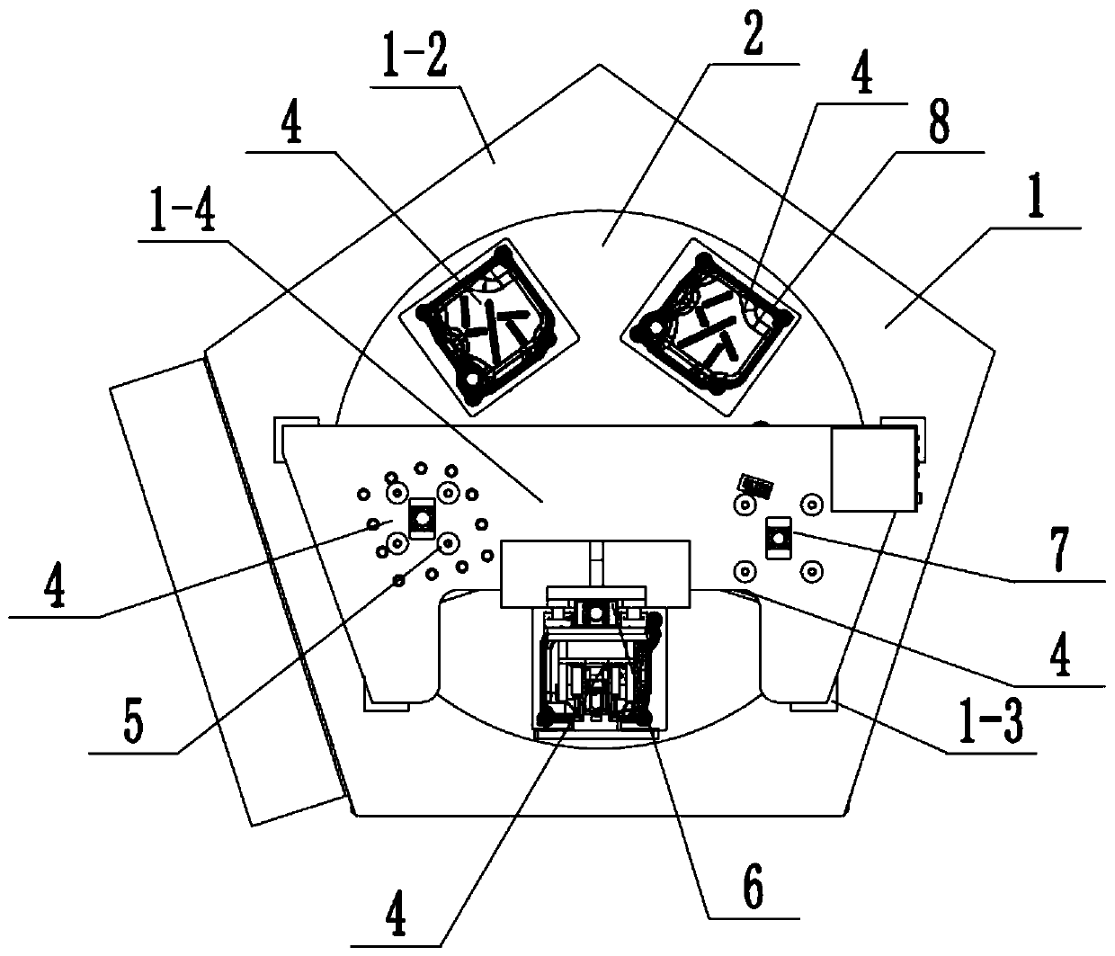 Gearbox assembling production facility