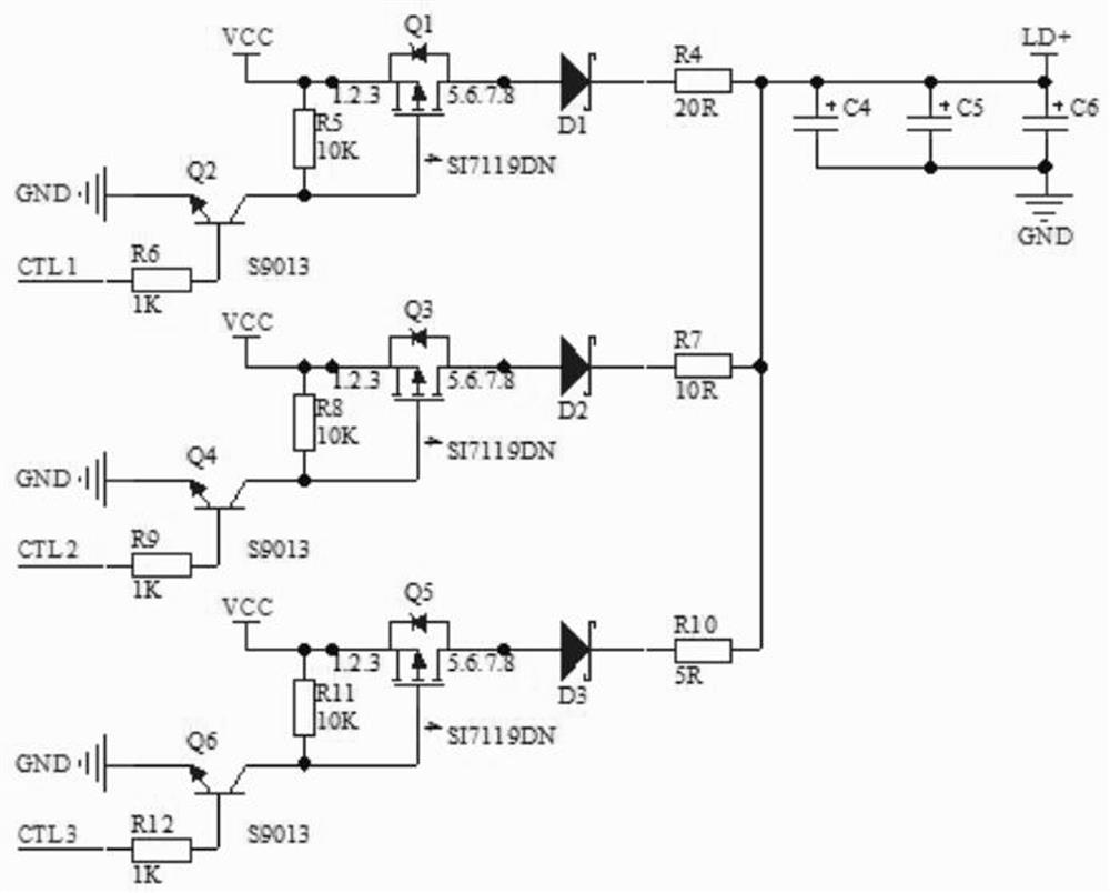 Starting surge current suppression circuit suitable for super-large energy storage capacitor