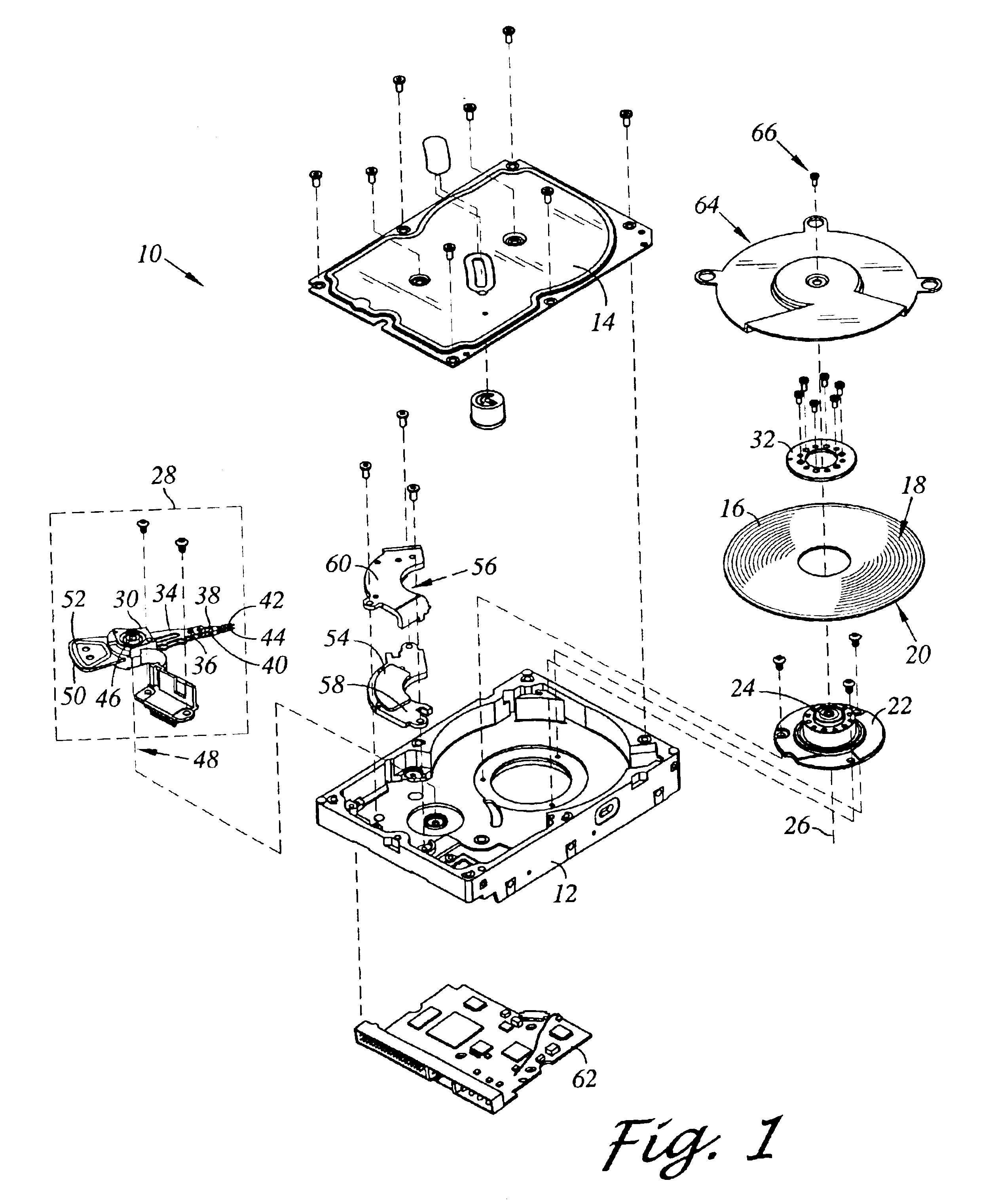 Disk drive having a disk plate body attached to a fixed spindle shaft of a spindle motor