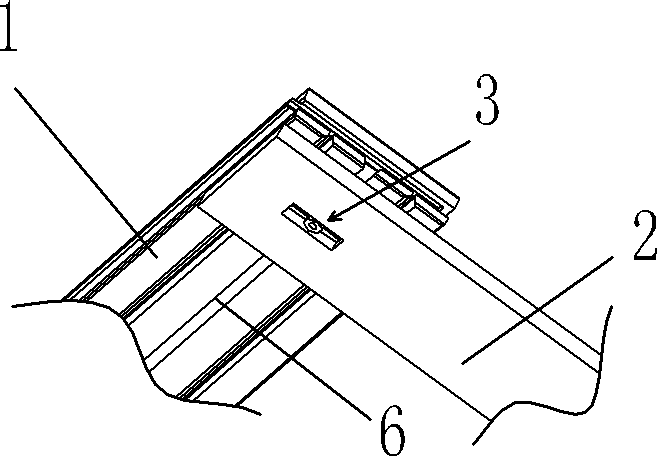 Wooden floor mounting structure