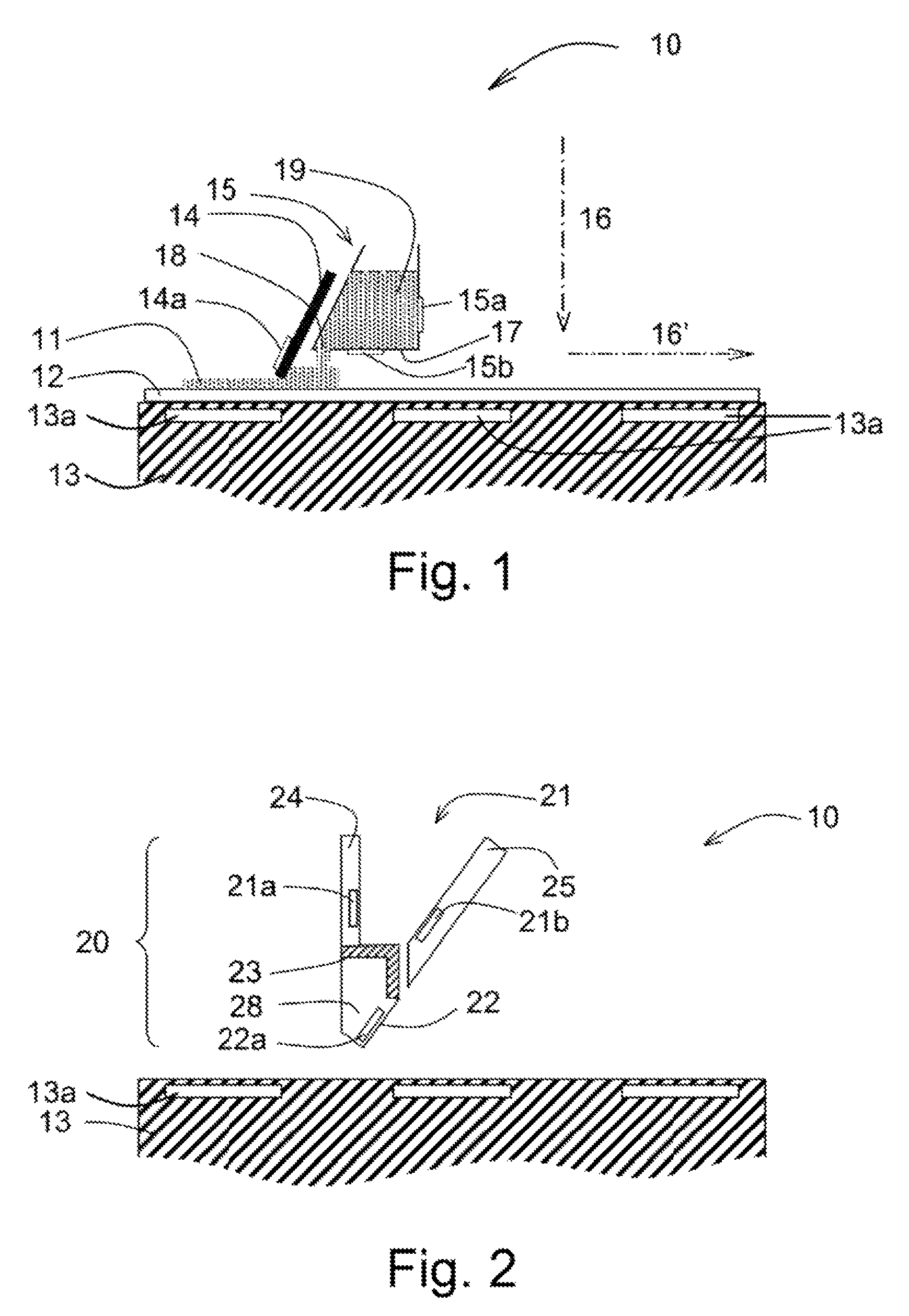 Device and method for knife coating an ink based on copper and indium