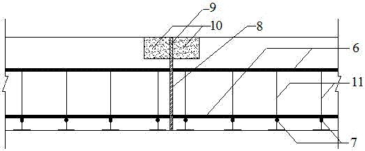 Double-layer reinforced concrete pavement structure suitable for urban roads in rainy areas