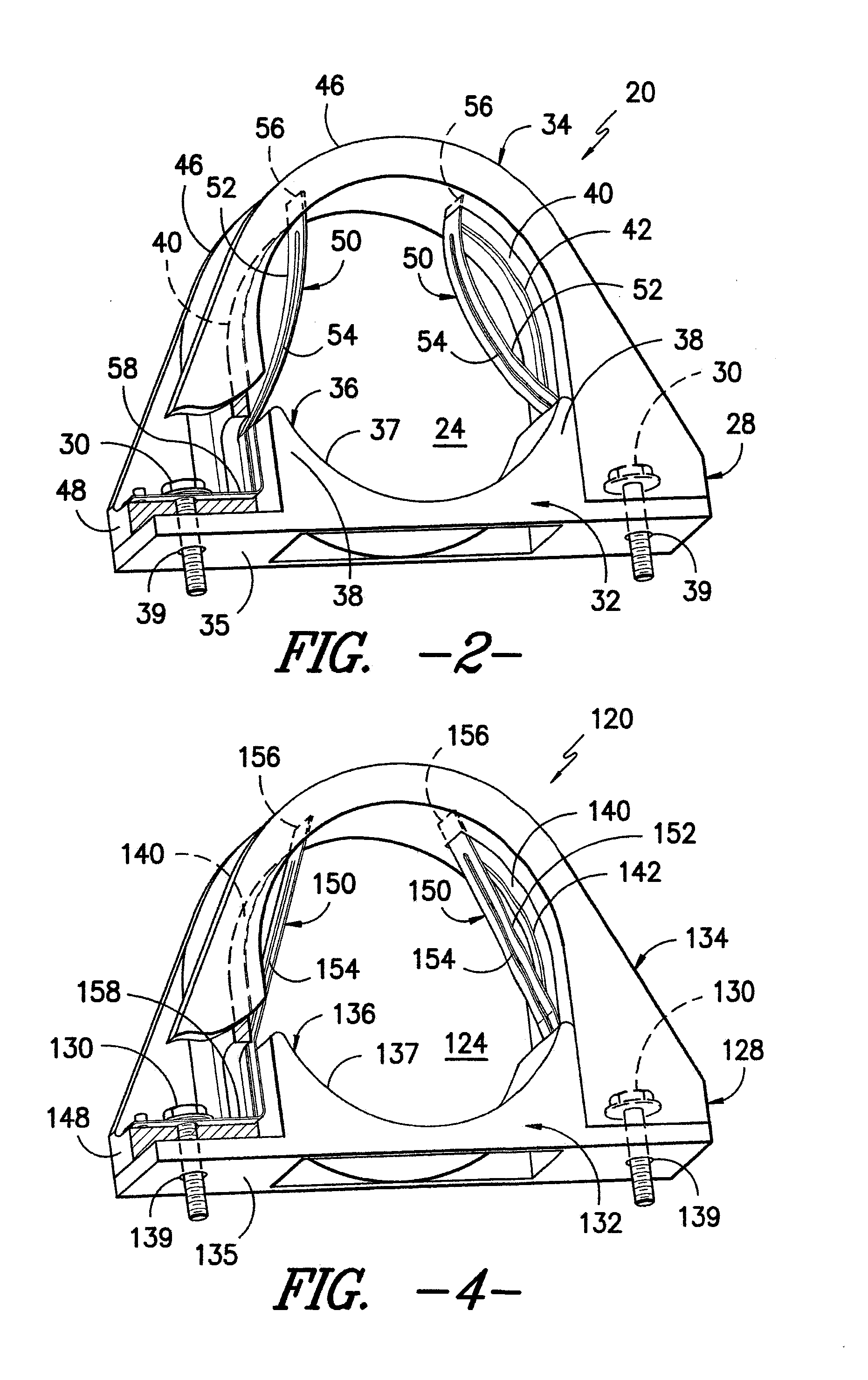 Saddle clamp having electrical bonding character