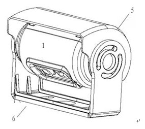 Vehicle camera with rotatable lens