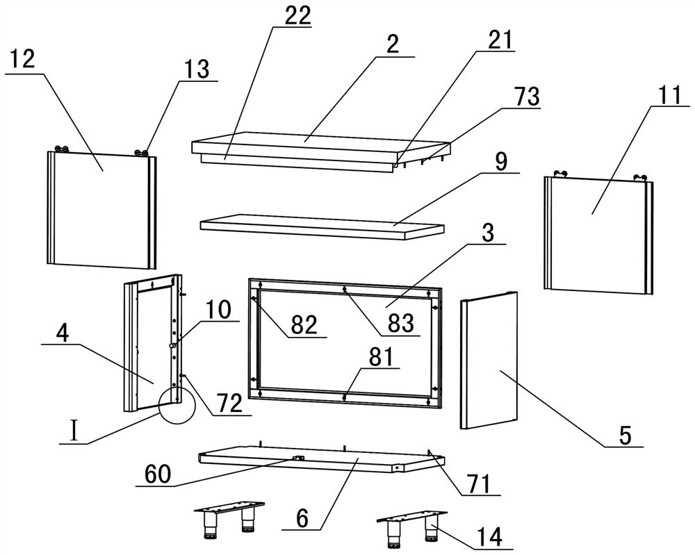 Manufacturing and assembling method of modular kitchen cabinet