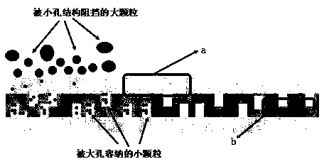 Preparation method and application of PET melt-blown non-woven fabric of gradient structure for secondary molding filtration of double-rolling mill