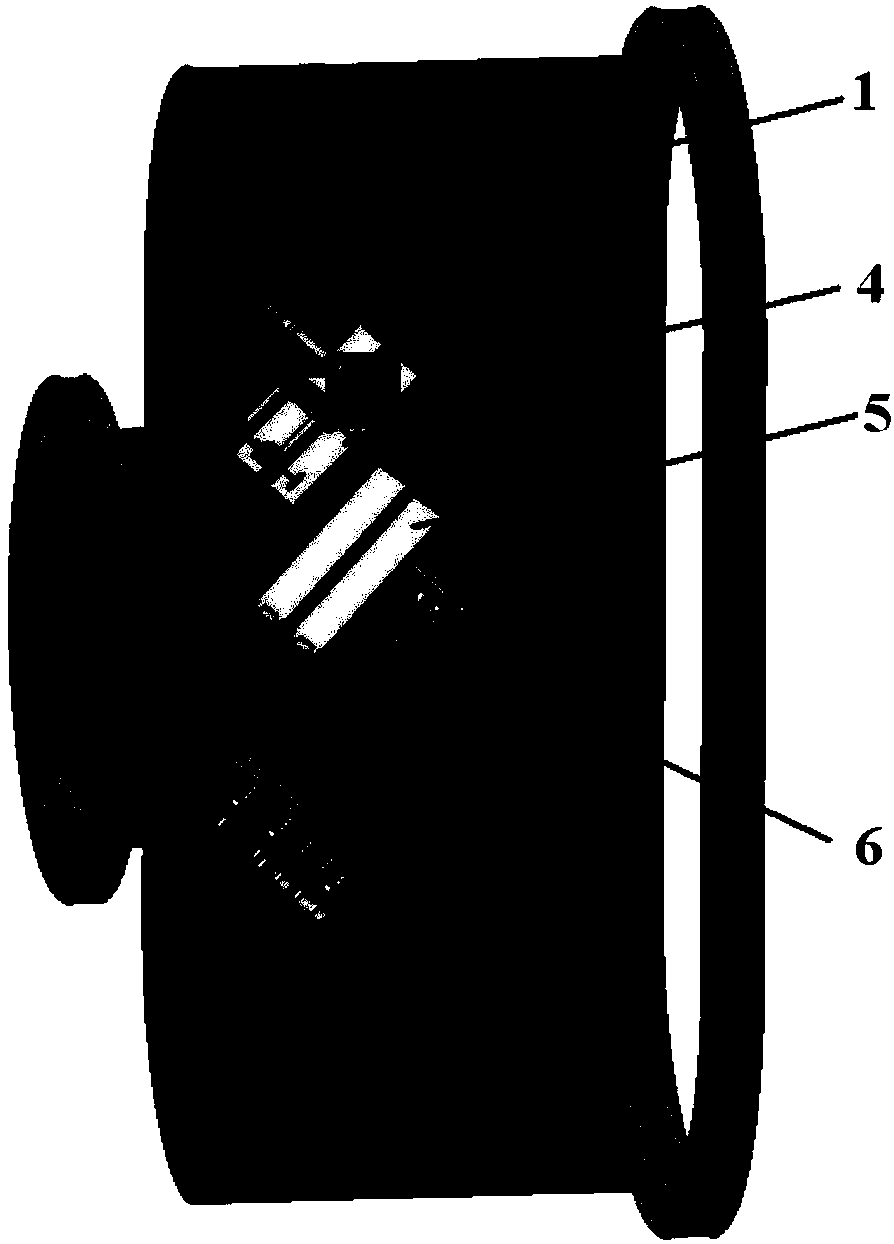 Novel fast rotating high-power electron cyclotron wave emitting antenna