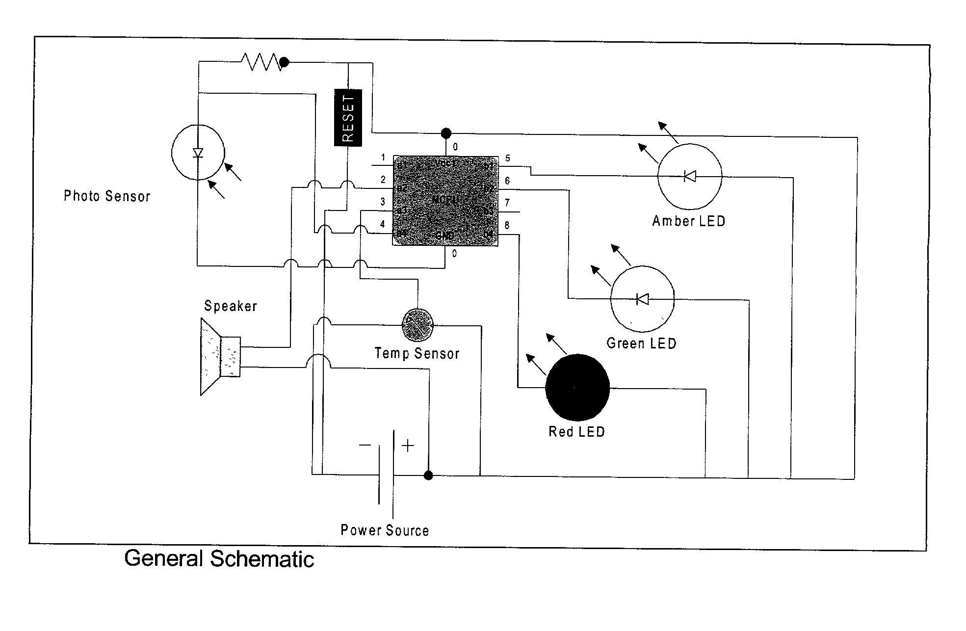 Warning device for food storage appliances