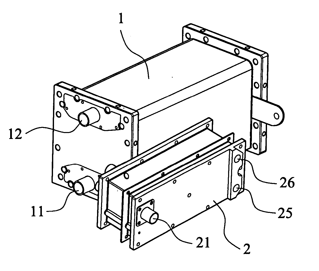 Reaction gas temperature and humidity regulating module for fuel cell stack