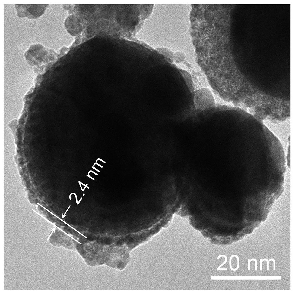 a kind of iro  <sub>2</sub> @ir core-shell structure electrocatalytic oxygen evolution reaction catalyst