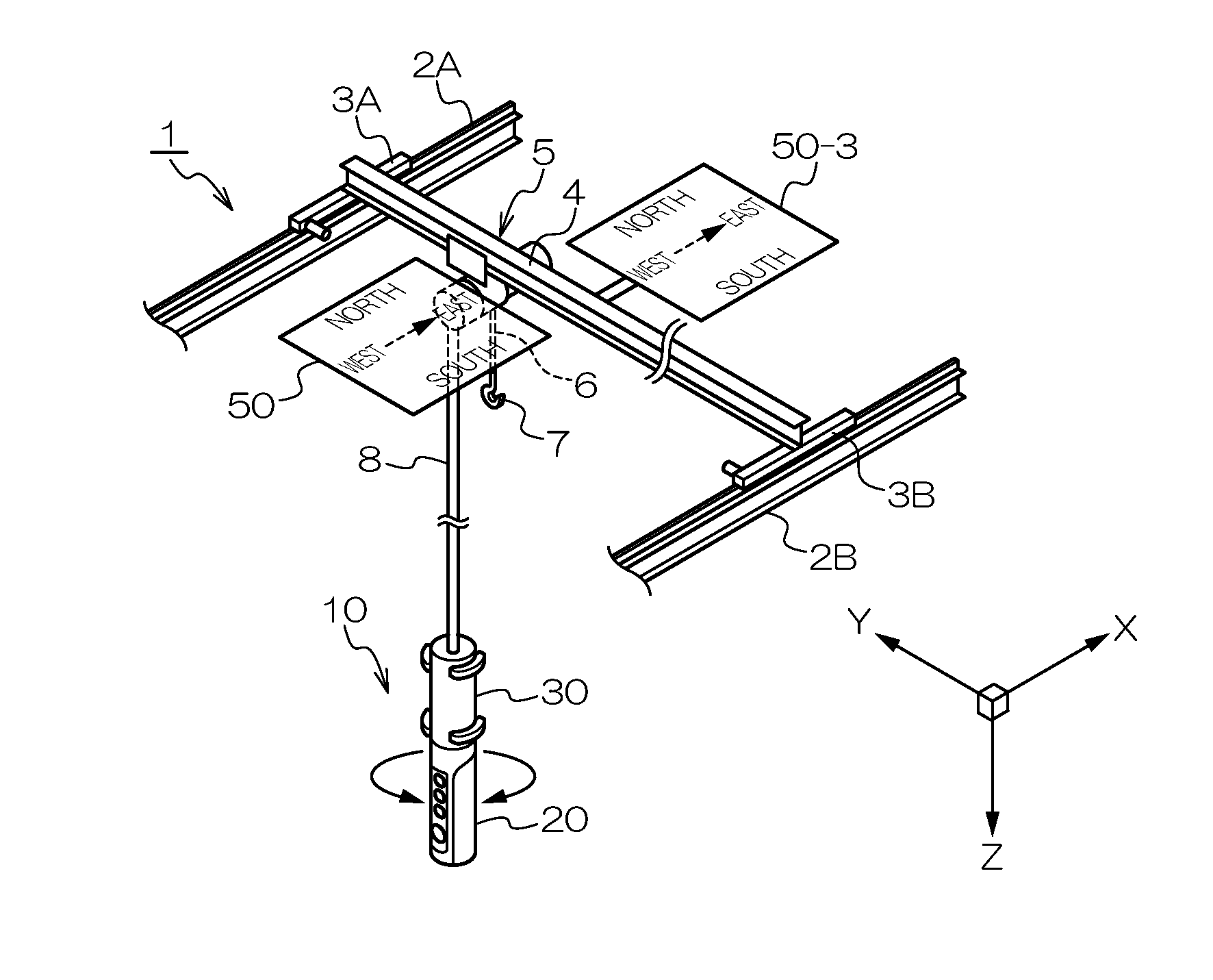 Manipulation apparatus, and movement apparatus equipped with this manipulation apparatus