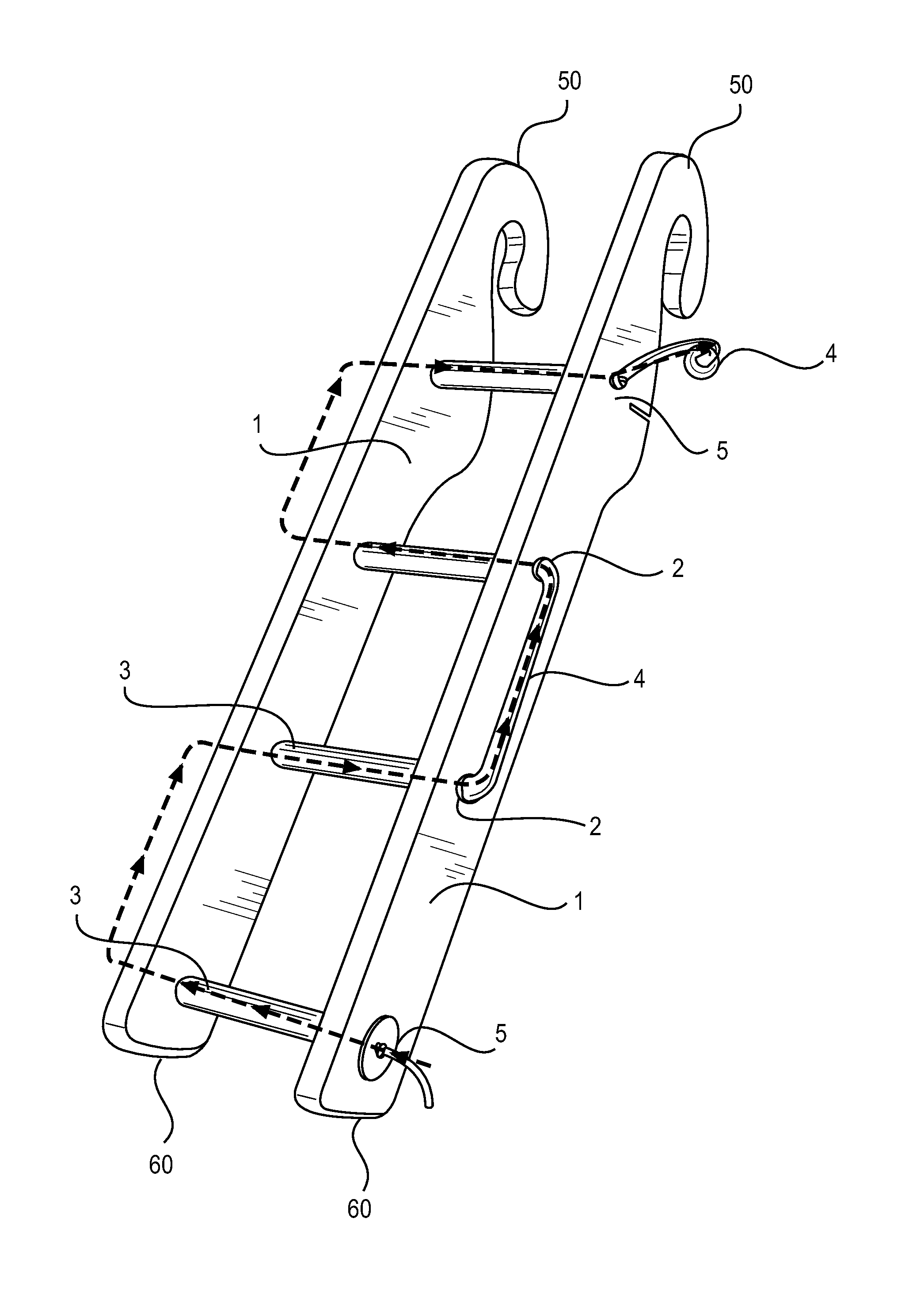 Folding and Self-Erecting Ladder