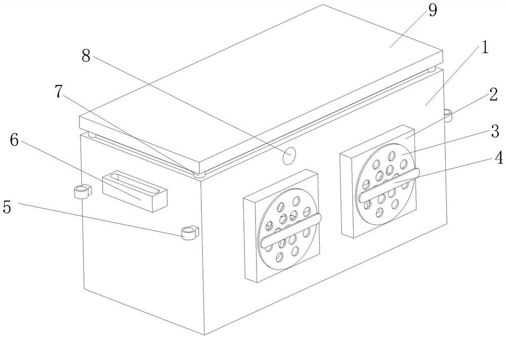 New energy power battery fixing device