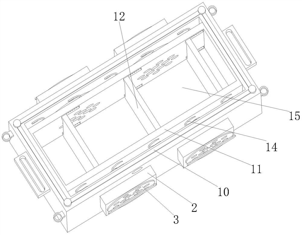 New energy power battery fixing device