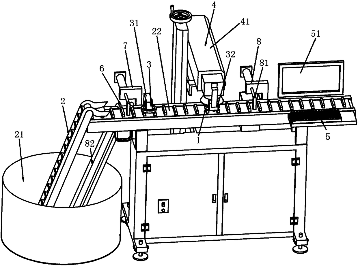 Non-directional laser coding machine and coding method