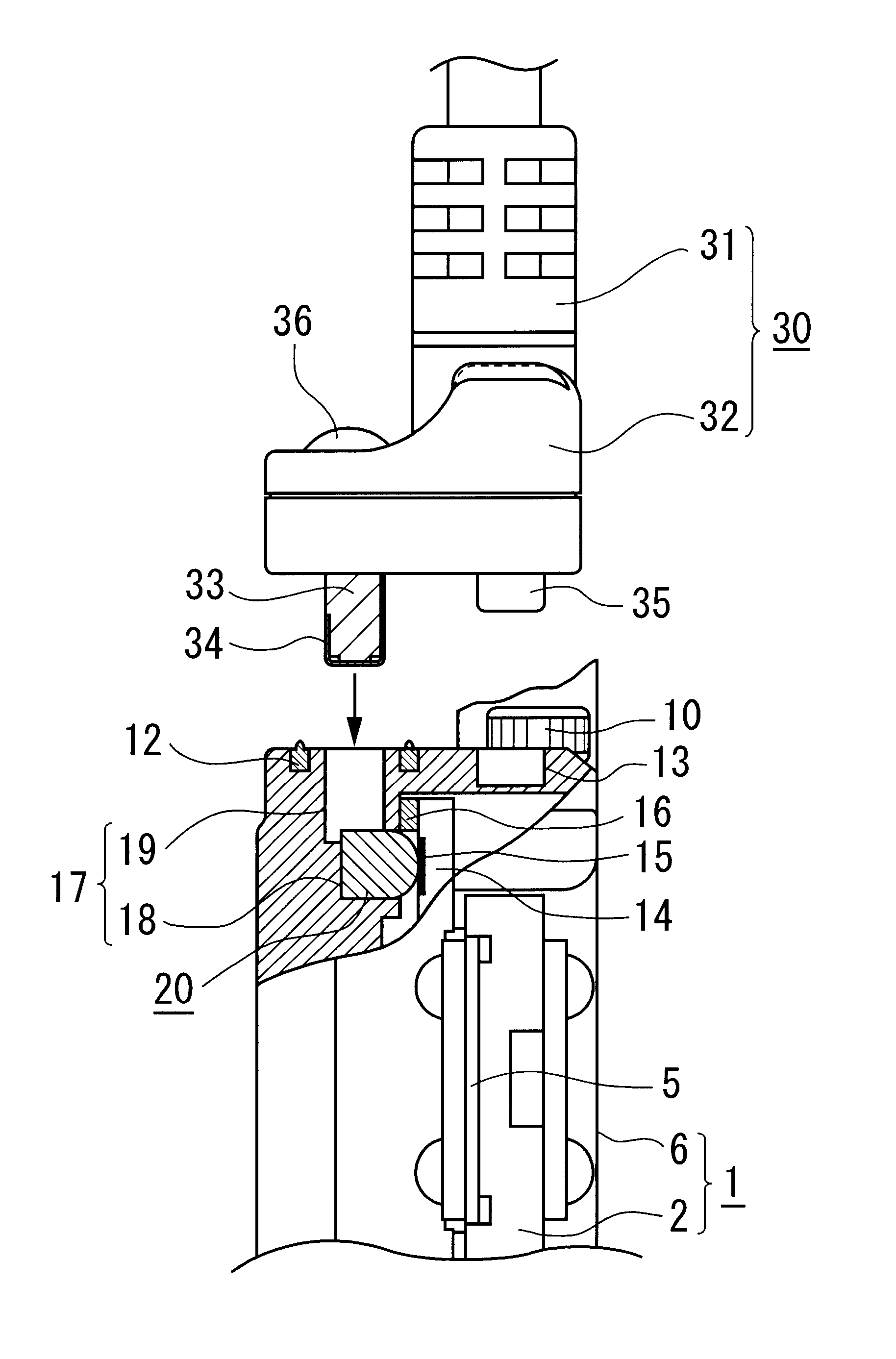 Output-attached measuring instrument