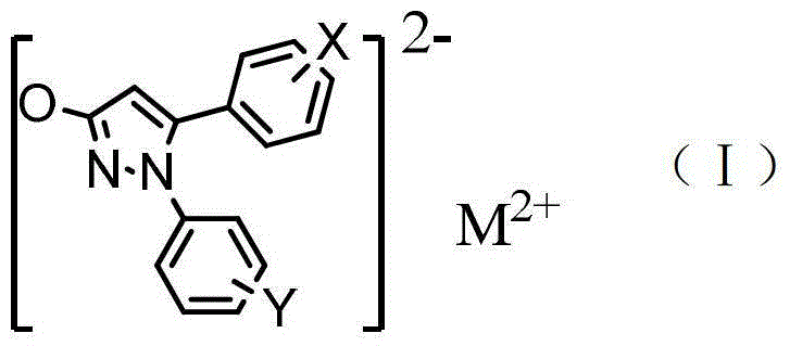 A kind of organometallic chelate and its preparation method and application