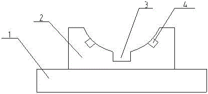 A kind of transportation technology of riprap leveling ship pile leg barge