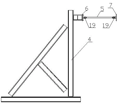 Detachable and reusable shear wall earthquake-proof performance test loading rack and test method