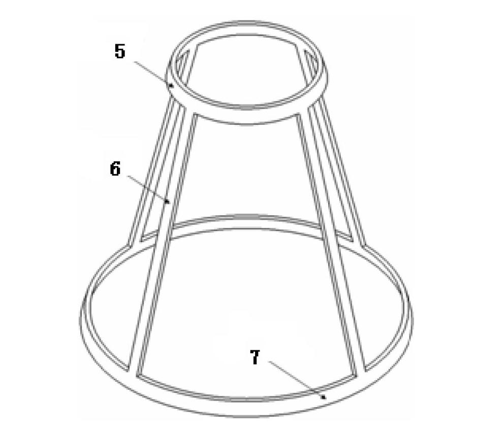 Frequency-selection-surface invisible radome with dielectric medium truss structure