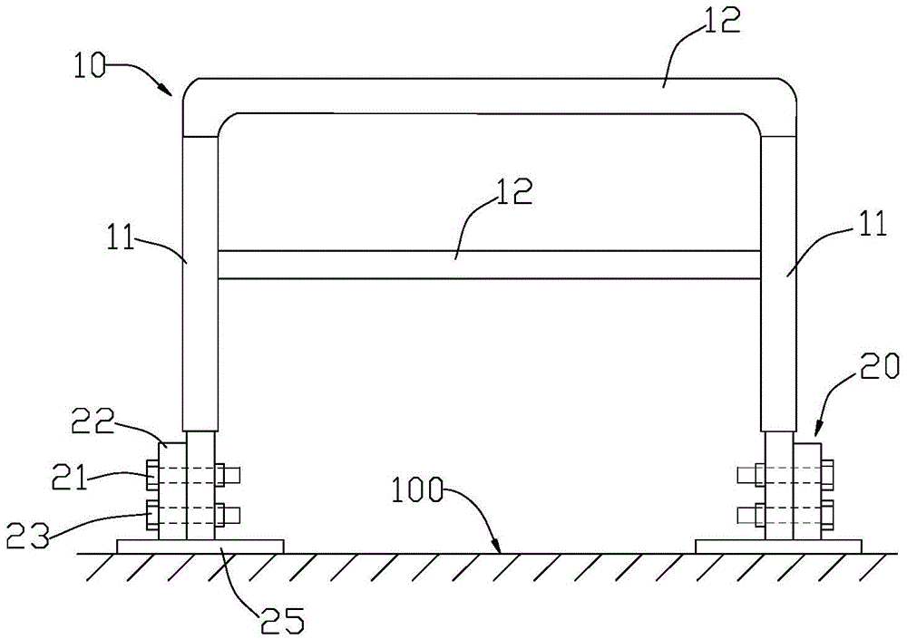 Foldable Guardrail for PCP Pump Drainage Wellhead Console