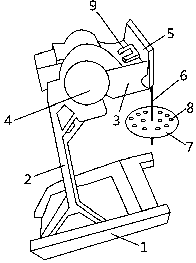 Paste medicine stirring device