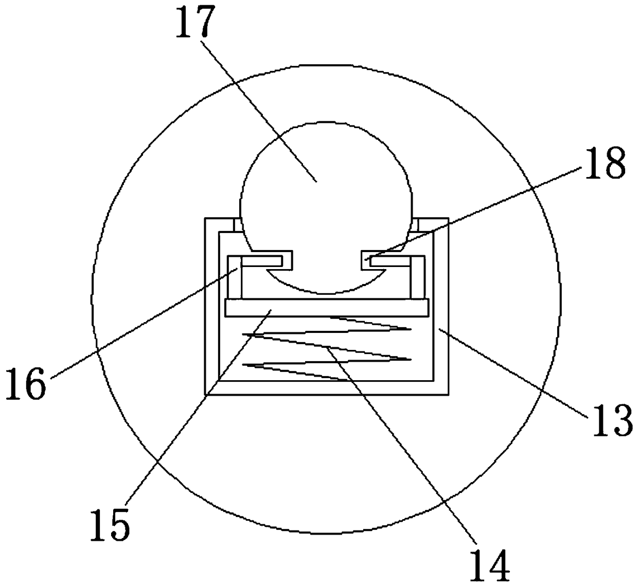 Clamping-sleeving type connecting device for lined stainless composite pipe