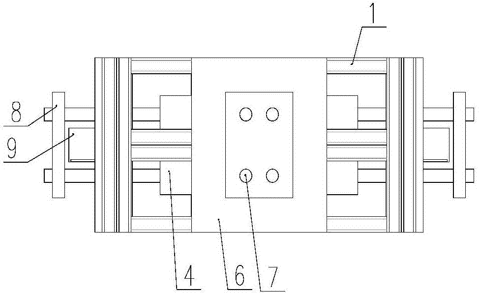 Steel sheet film strain test force-applying apparatus