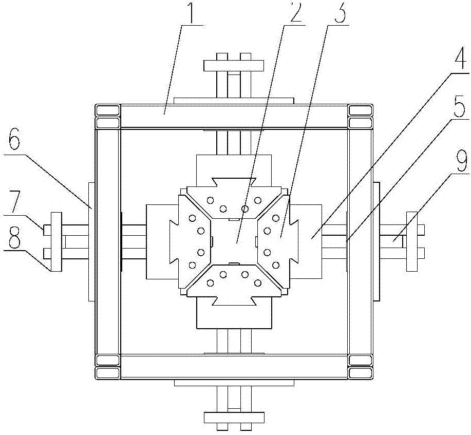 Steel sheet film strain test force-applying apparatus