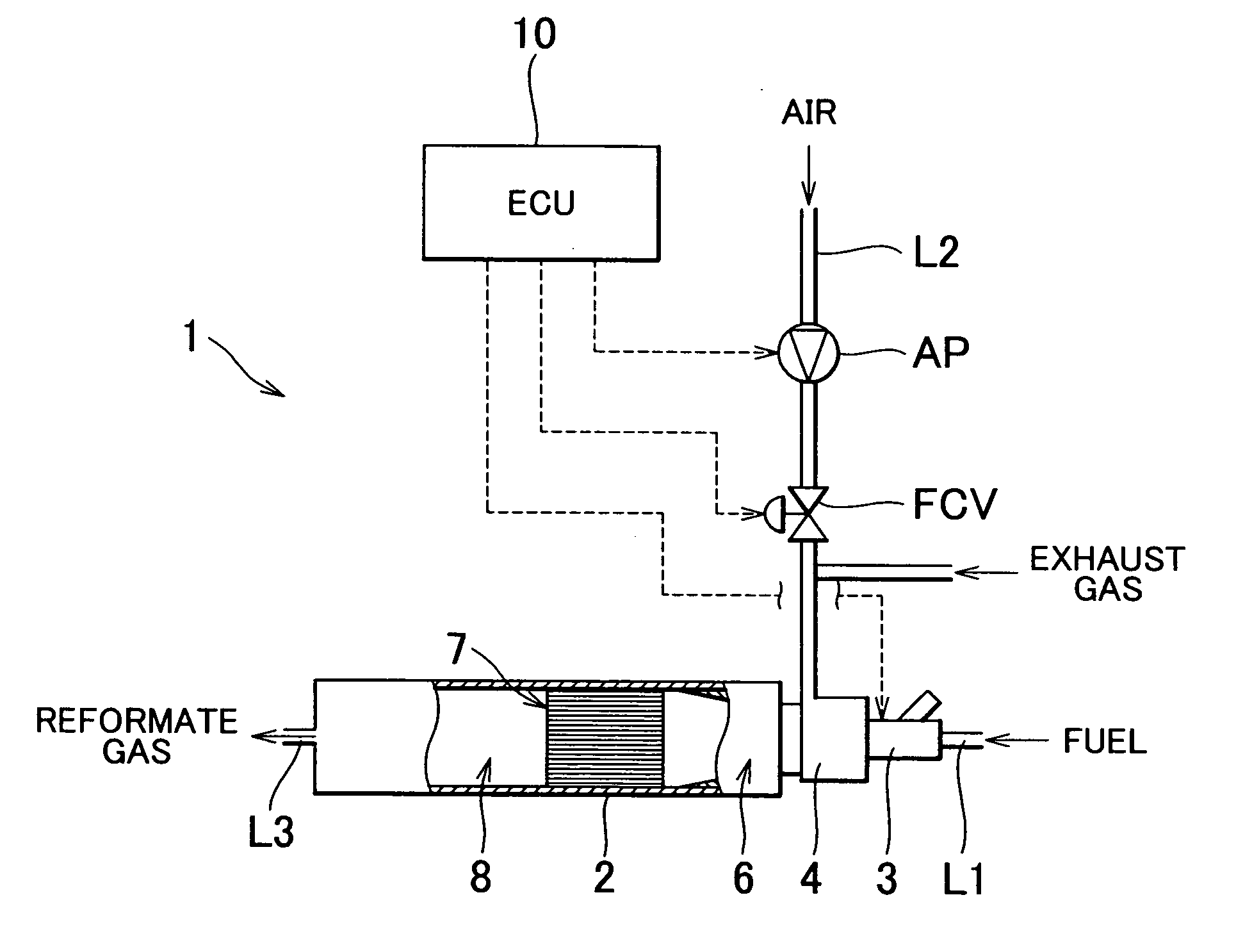 Fuel reforming apparatus